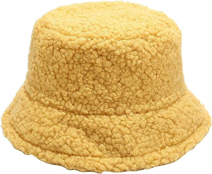 Lamb Fur Bucket Hat