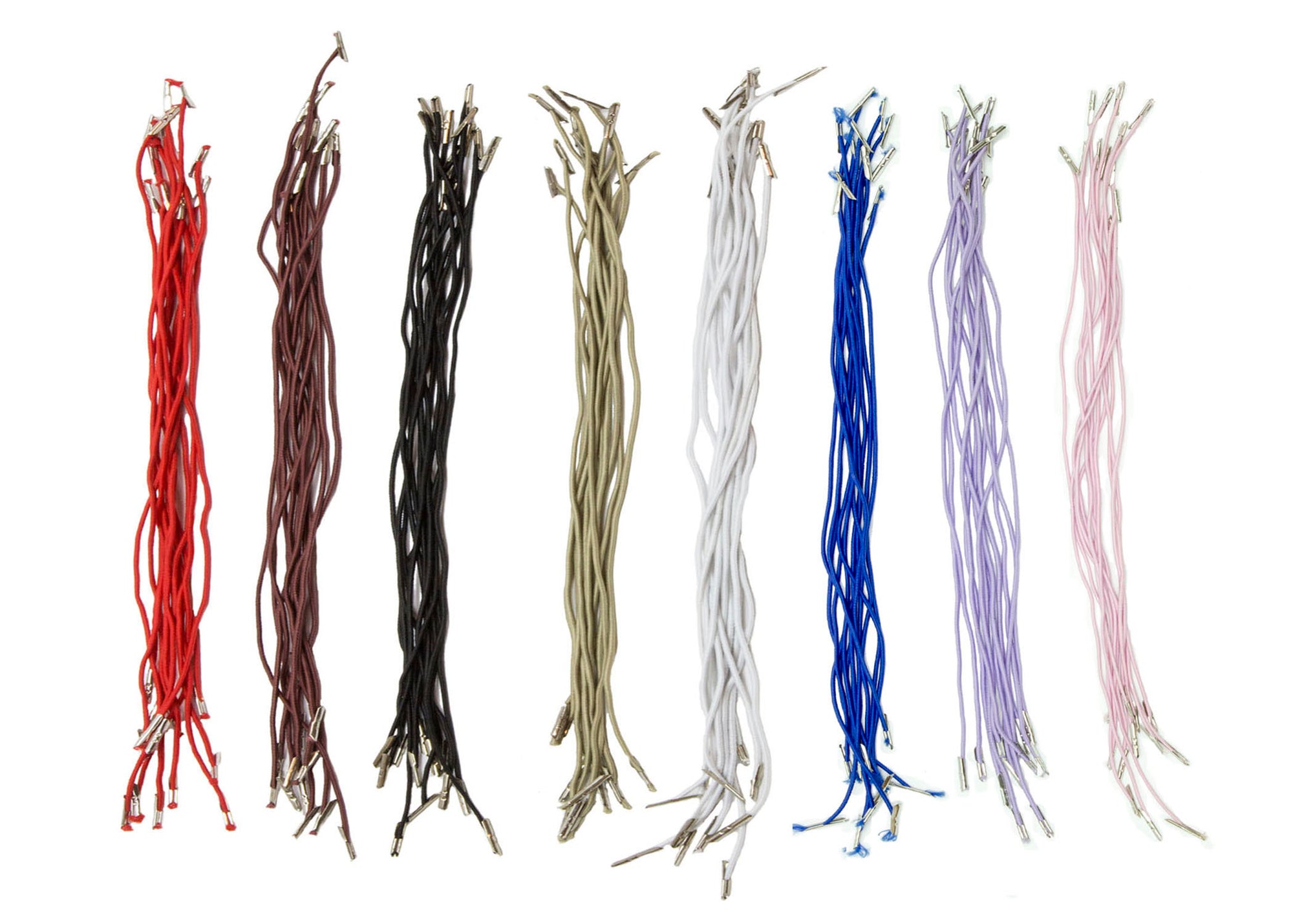 Barbed Elastic Cord Measuring 10 1/2" Long - 12 Pieces - Humboldt Haberdashery