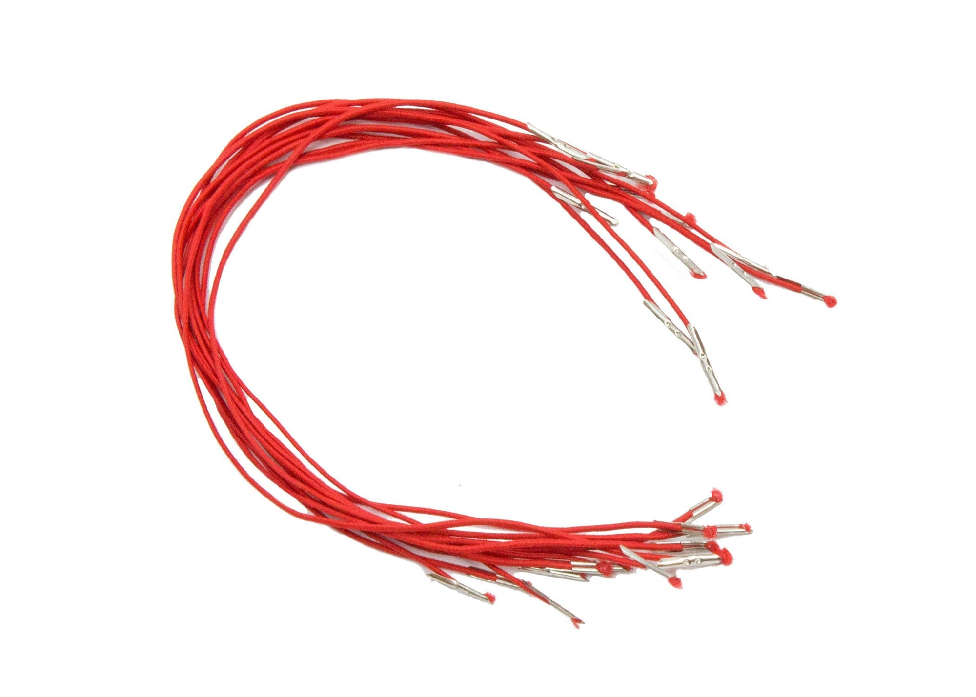 Barbed Elastic Cord Measuring 10 1/2" Long - 12 Pieces - Humboldt Haberdashery
