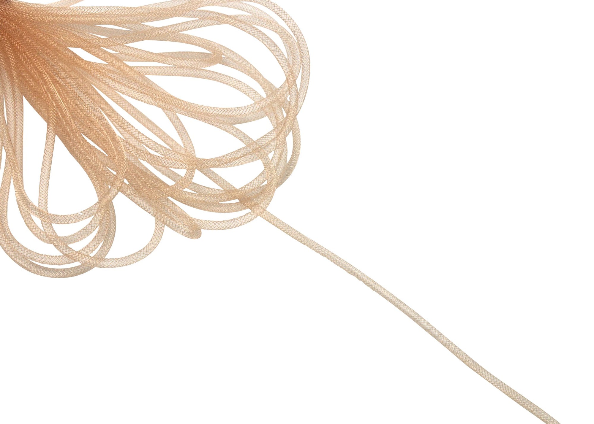 Crinoline Horsehair Braid Tube 4mm - Sold by the Yard - Humboldt Haberdashery