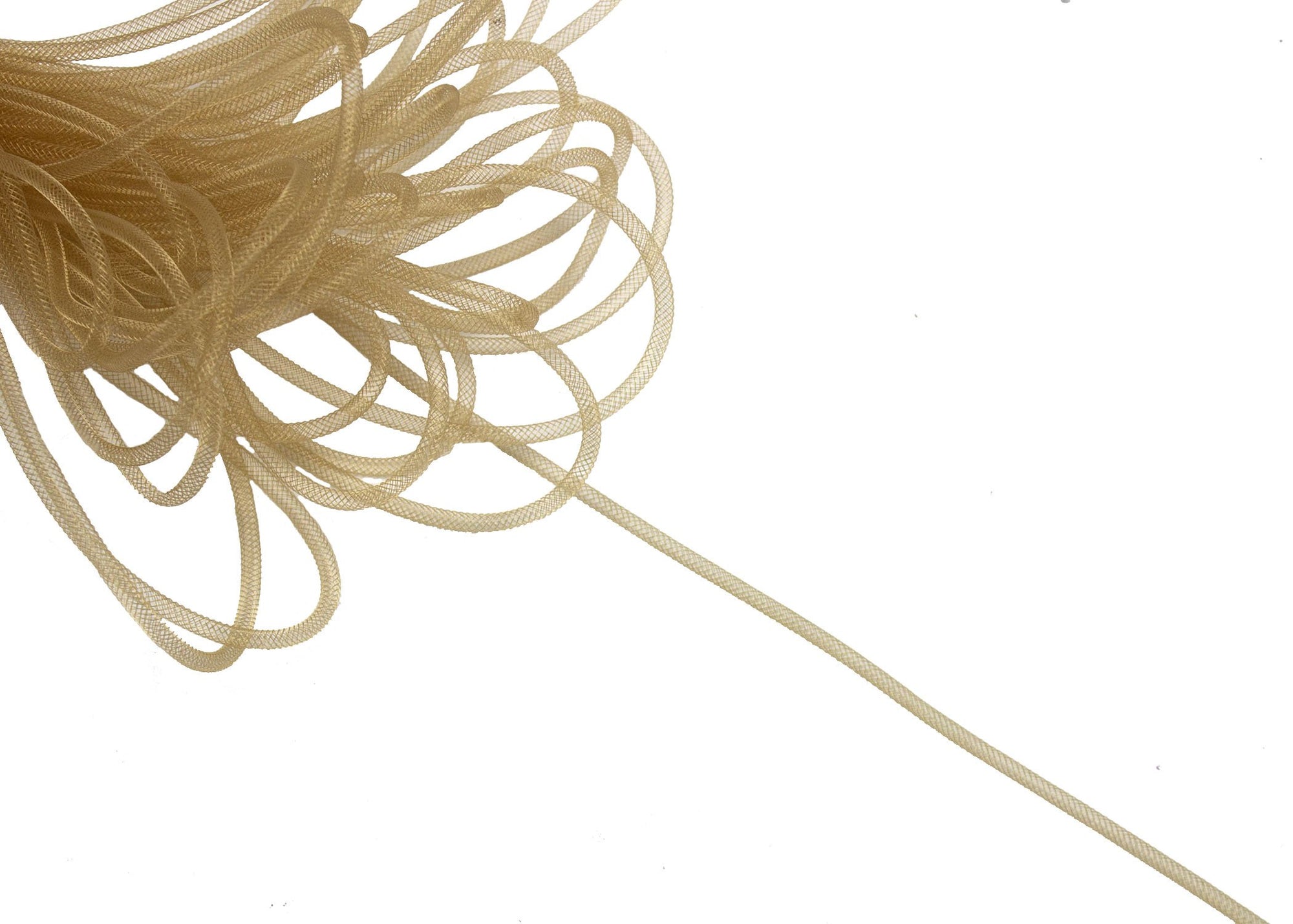Crinoline Horsehair Braid Tube 4mm - Sold by the Yard - Humboldt Haberdashery
