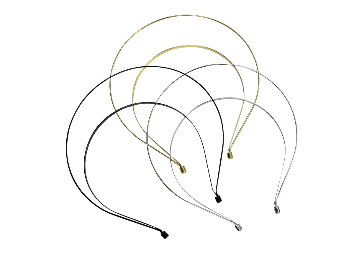 Crown Style Tall Double Metal Headband - Humboldt Haberdashery