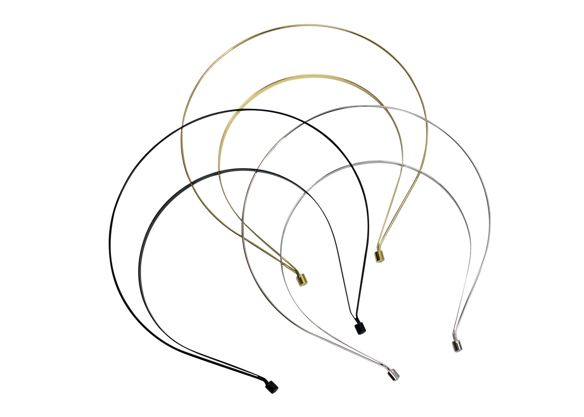 Crown Style Tall Double Metal Headband - Humboldt Haberdashery