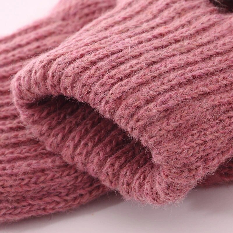 Cable Knit Flip Mittens/Gloves
