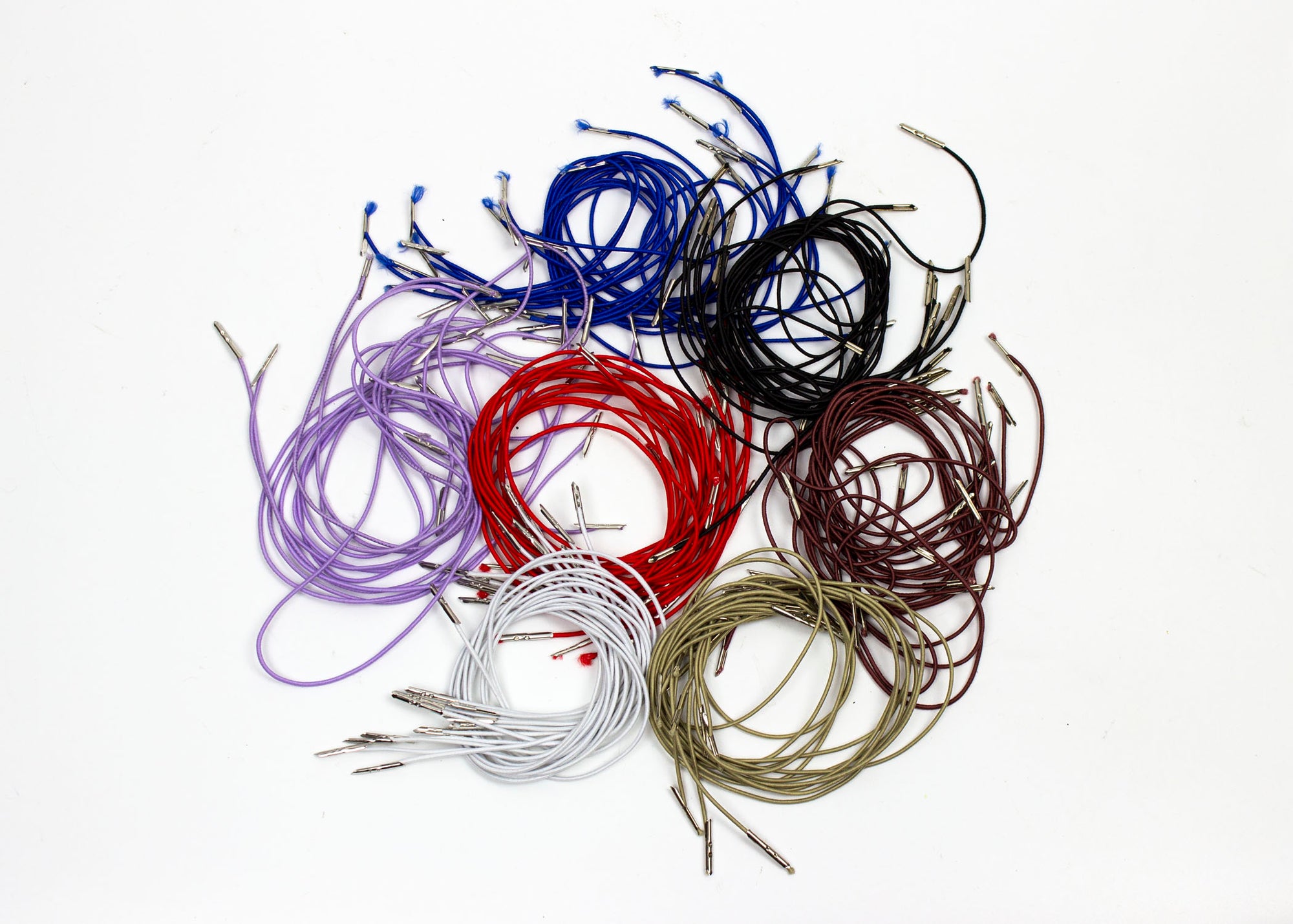 Barbed Elastic Cord Measuring 10 1/2" Long - 12 Pieces - Humboldt Haberdashery