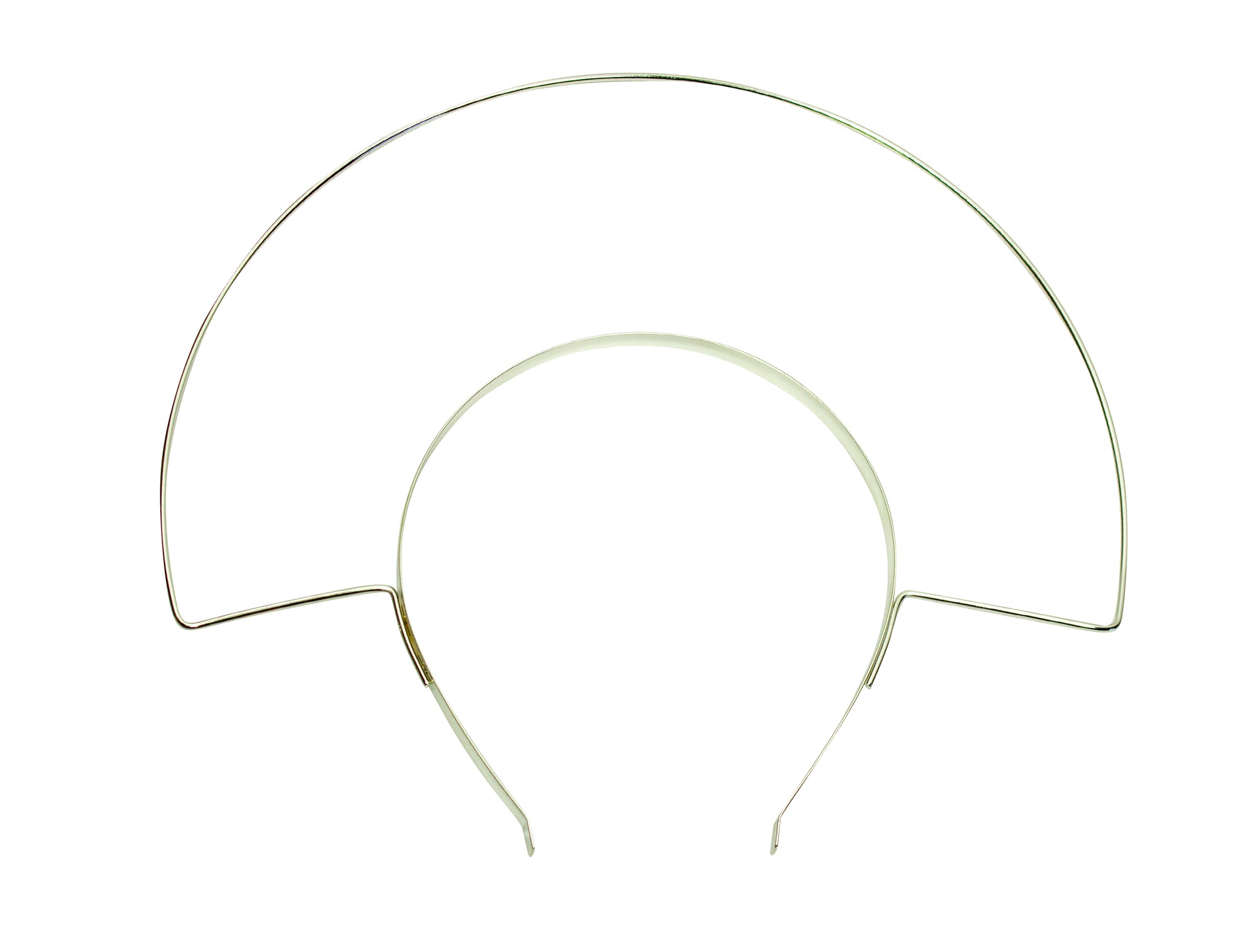 Extended Crown Metal Headband