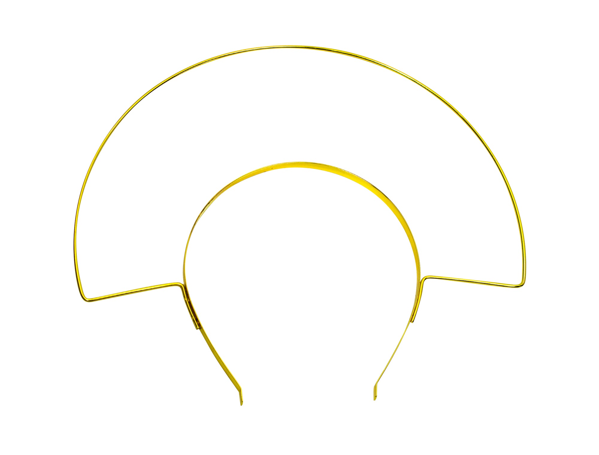 Extended Crown Metal Headband
