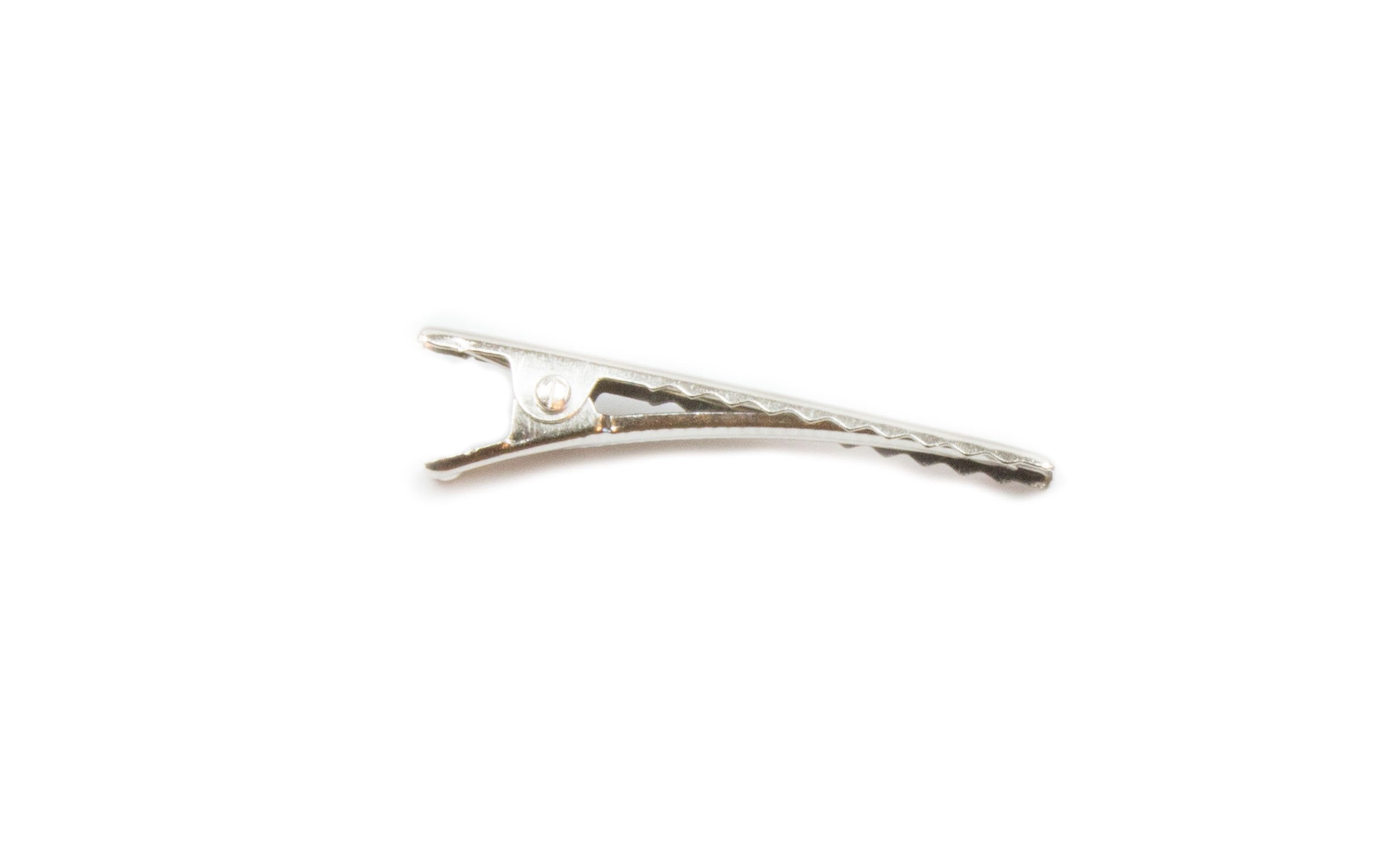 Metal Alligator Hair Clips 40 mm Long - Humboldt Haberdashery