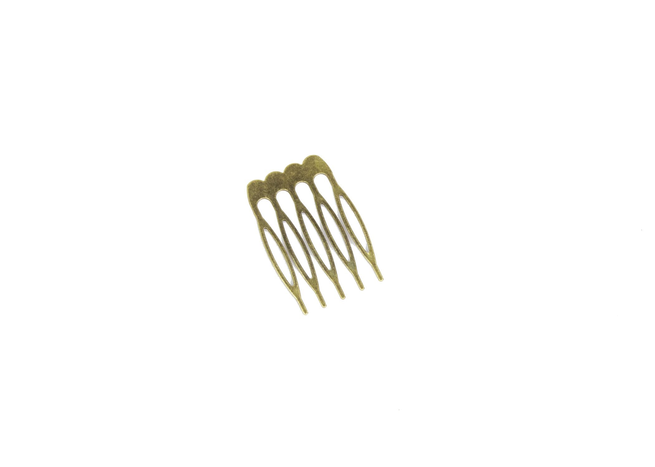 Metal Millinery or Veil Hair Comb 1" Wide - 10 Pieces - Humboldt Haberdashery
