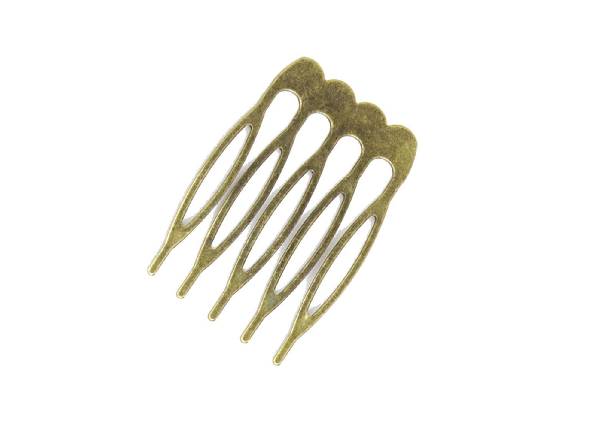 Metal Millinery or Veil Hair Comb 1" Wide - 10 Pieces - Humboldt Haberdashery
