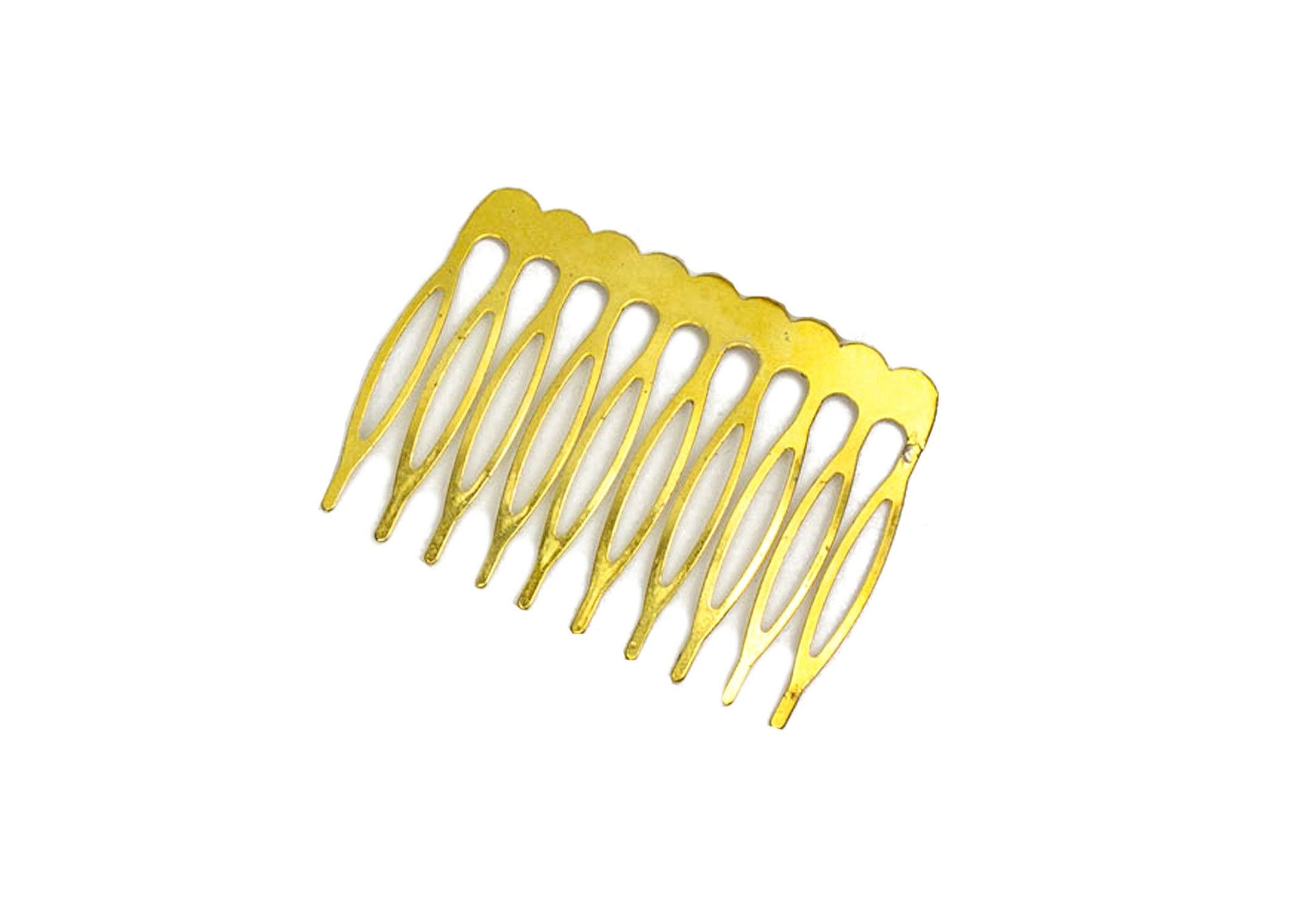Metal Millinery or Veil Hair Comb 2" Wide - 10 Pieces - Humboldt Haberdashery