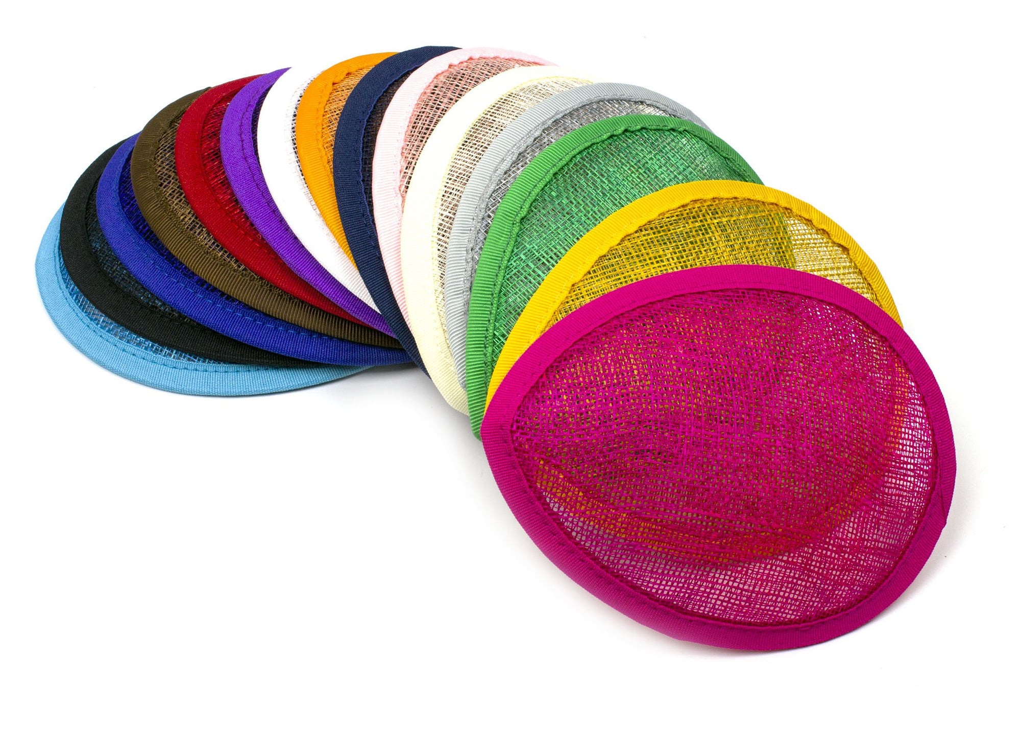 Sinamay Teardrop Fascinator Hat Base for Millinery 5 1/2" x 4" - Humboldt Haberdashery