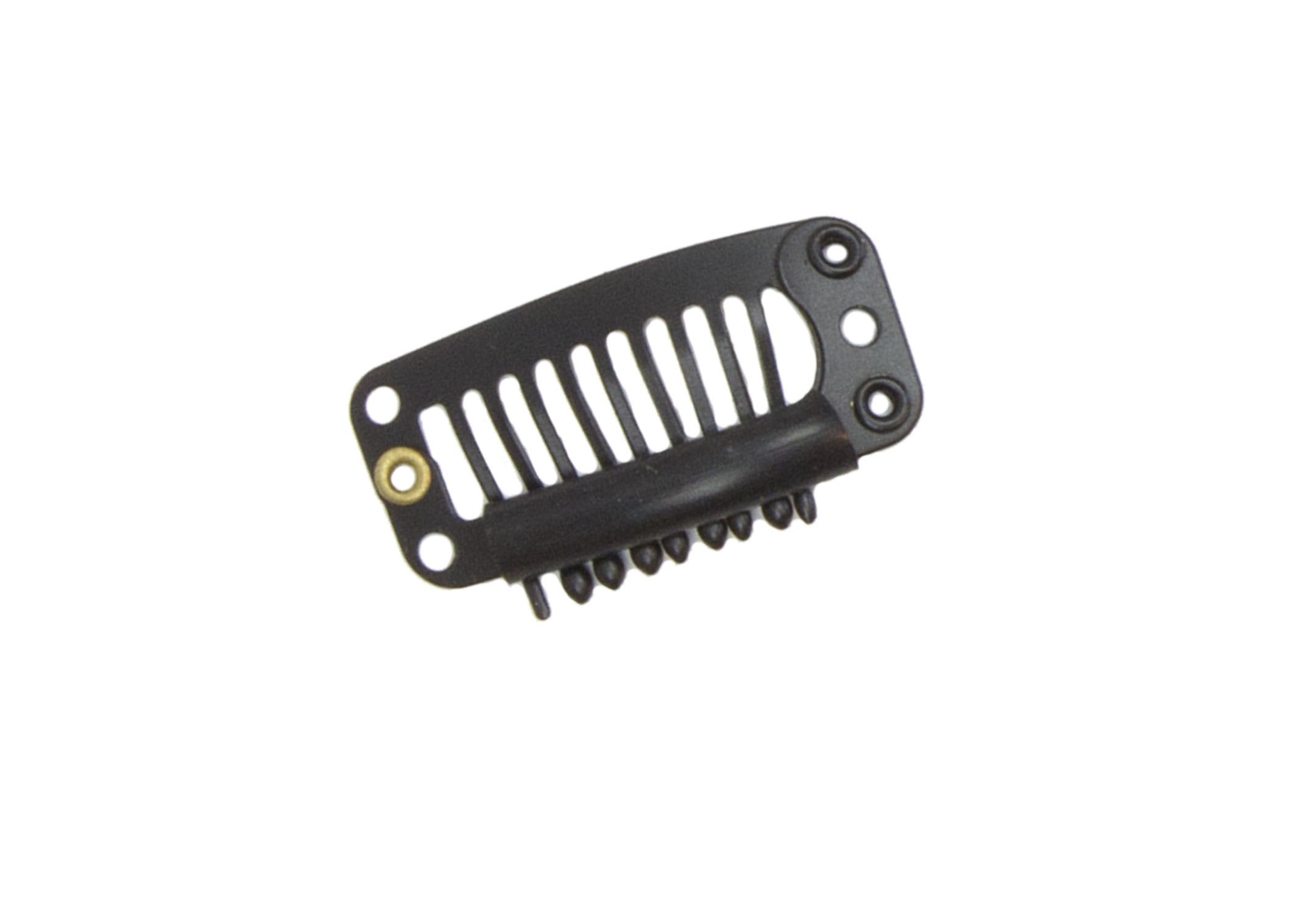 Snap Comb Hair Clips for Veil, Hair Extentions 32mm - 12 Pieces - Humboldt Haberdashery