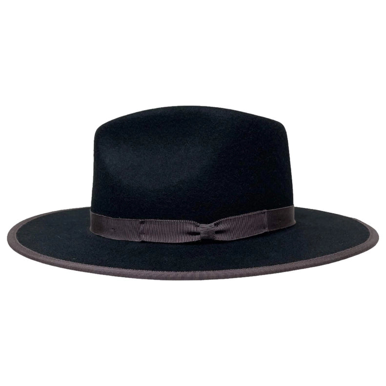 Copperville Wide Brim Felt Fedora Hat
