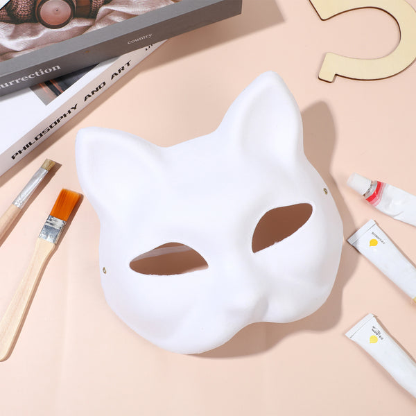 White Cat Mask 