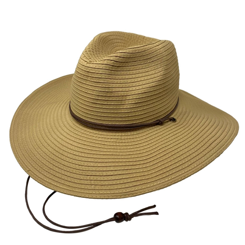 Crushable Travel Fedora with Chin Strap