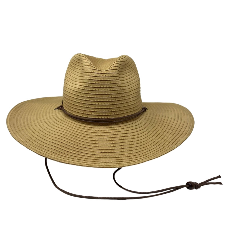 Crushable Travel Fedora with Chin Strap