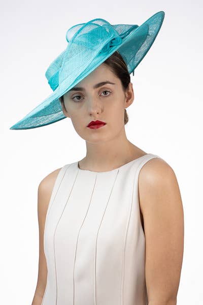 Large Bow Sinamay Hat For Women