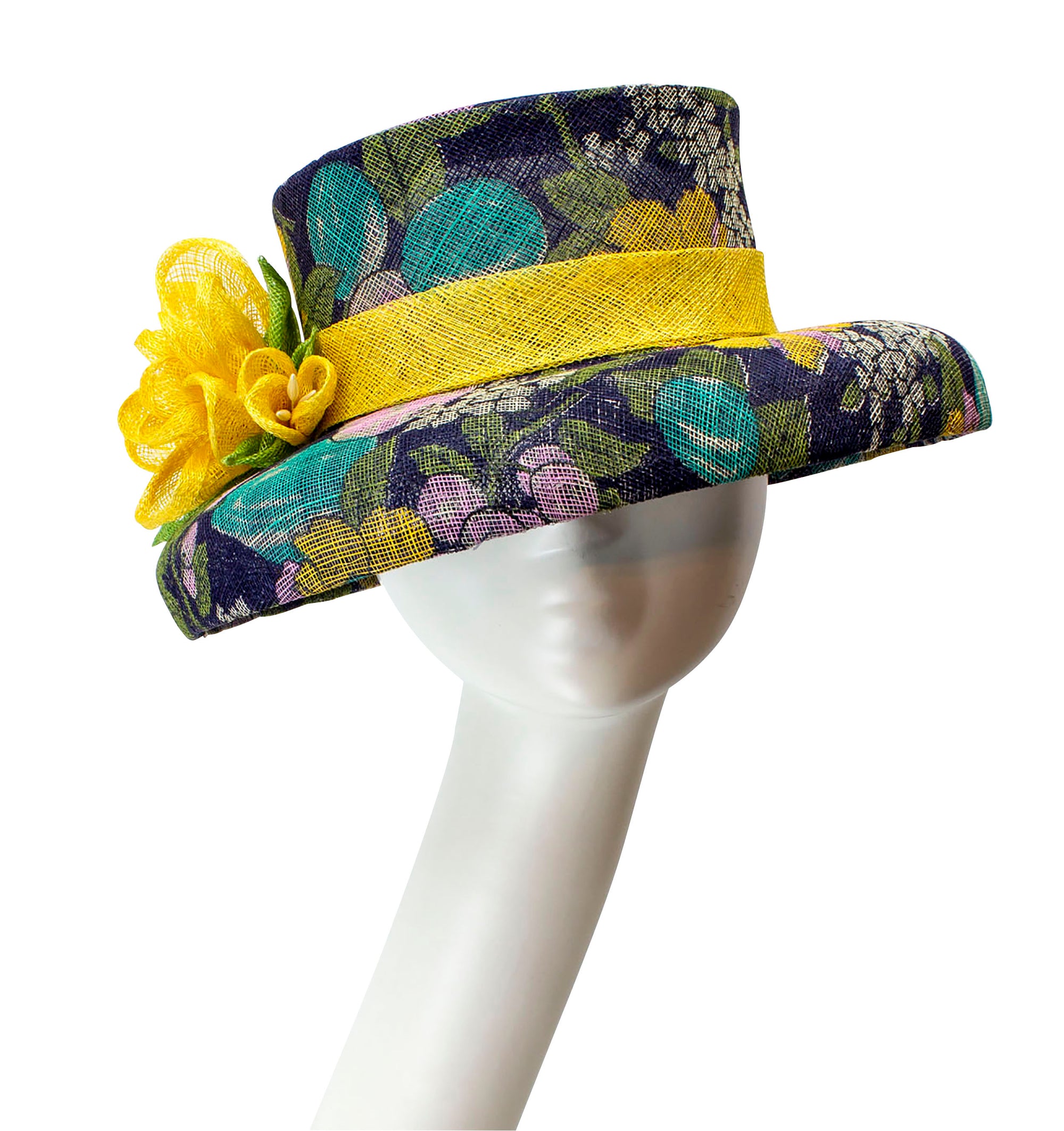 Audrey Floral Sinamay Hat