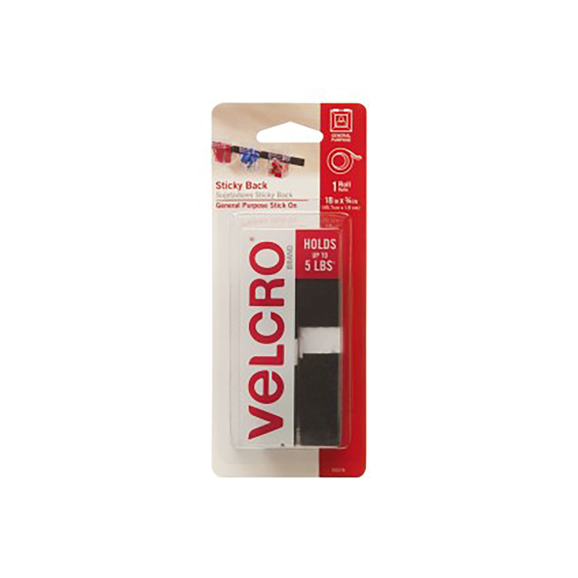 Velcro Sticky Tape 18" x .75"