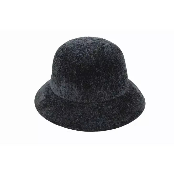 Chenille Knit Bucket Hat