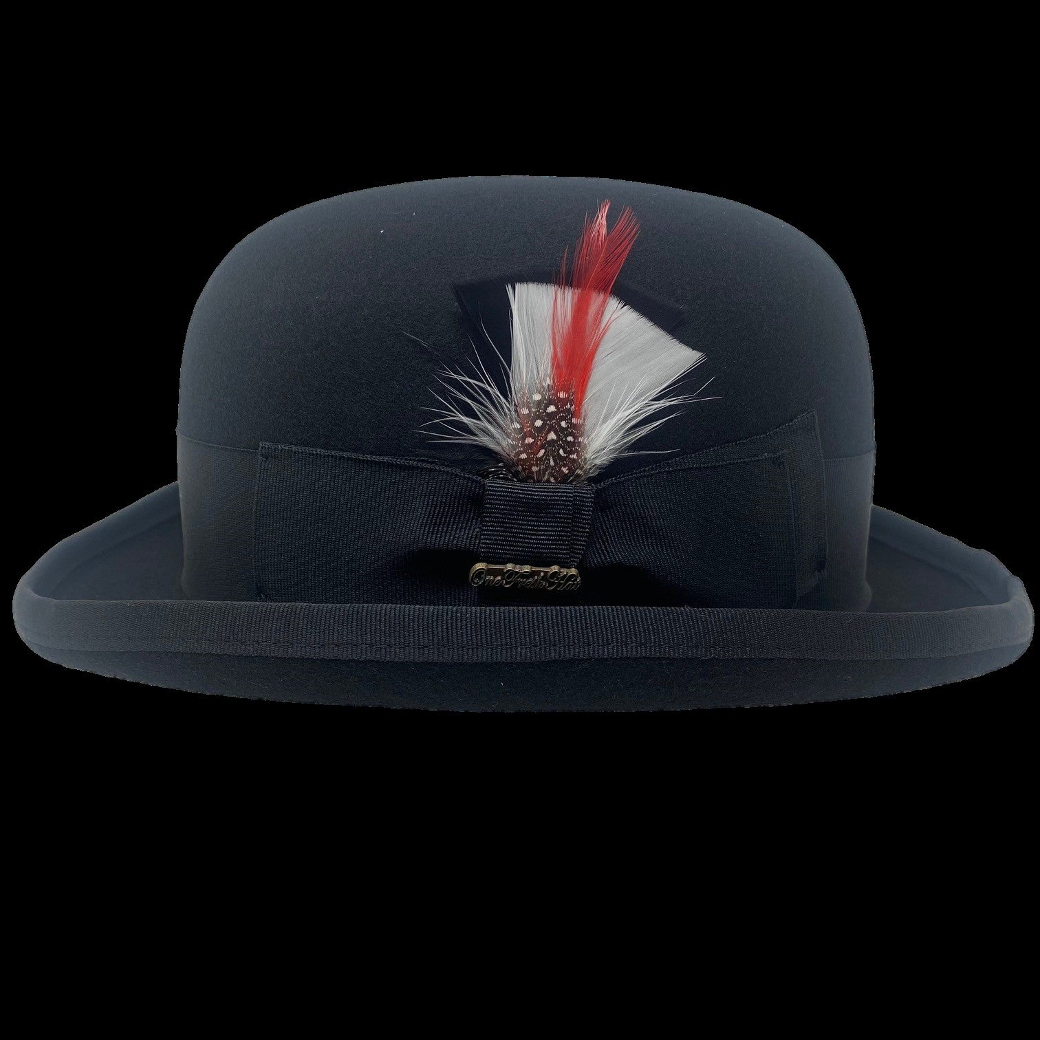 Bowler Hat with Feather