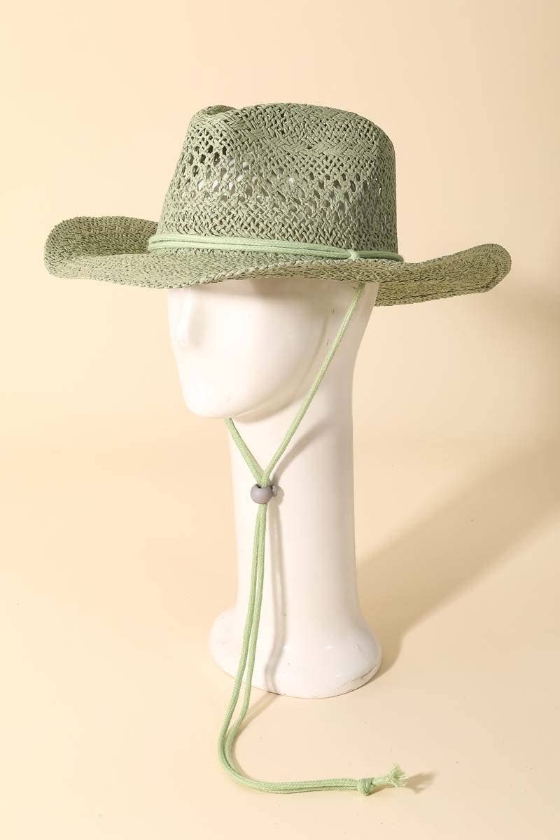 Straw Weave Fashion Cowboy Hat