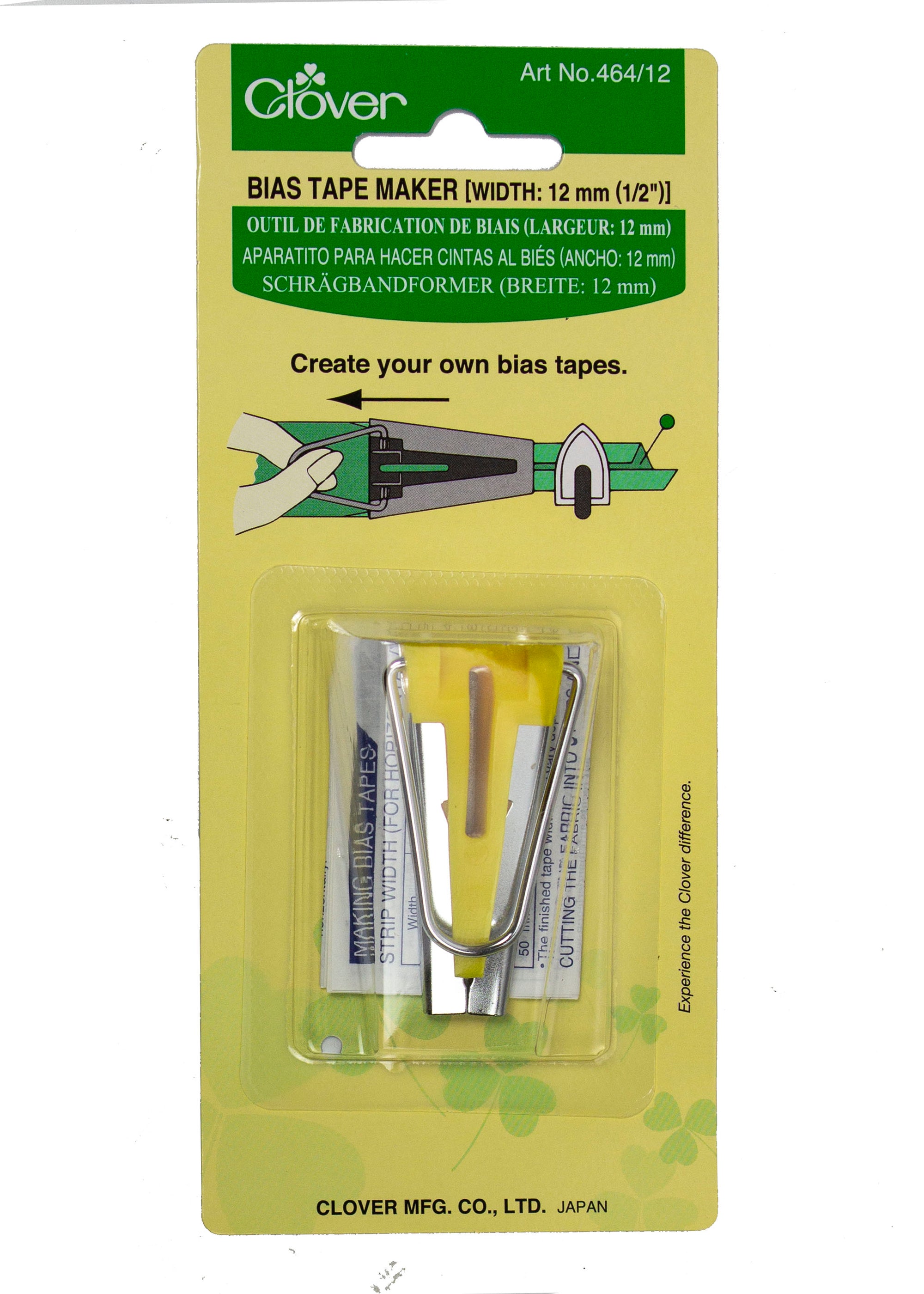 Clover Bias Tape Makers- 2 Sizes