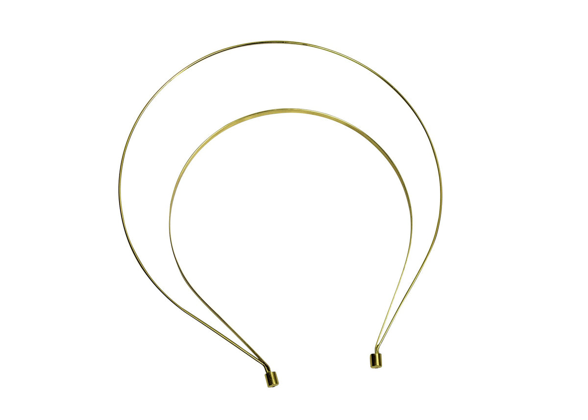 Crown Style Tall Double Metal Headband - Humboldt Haberdashery