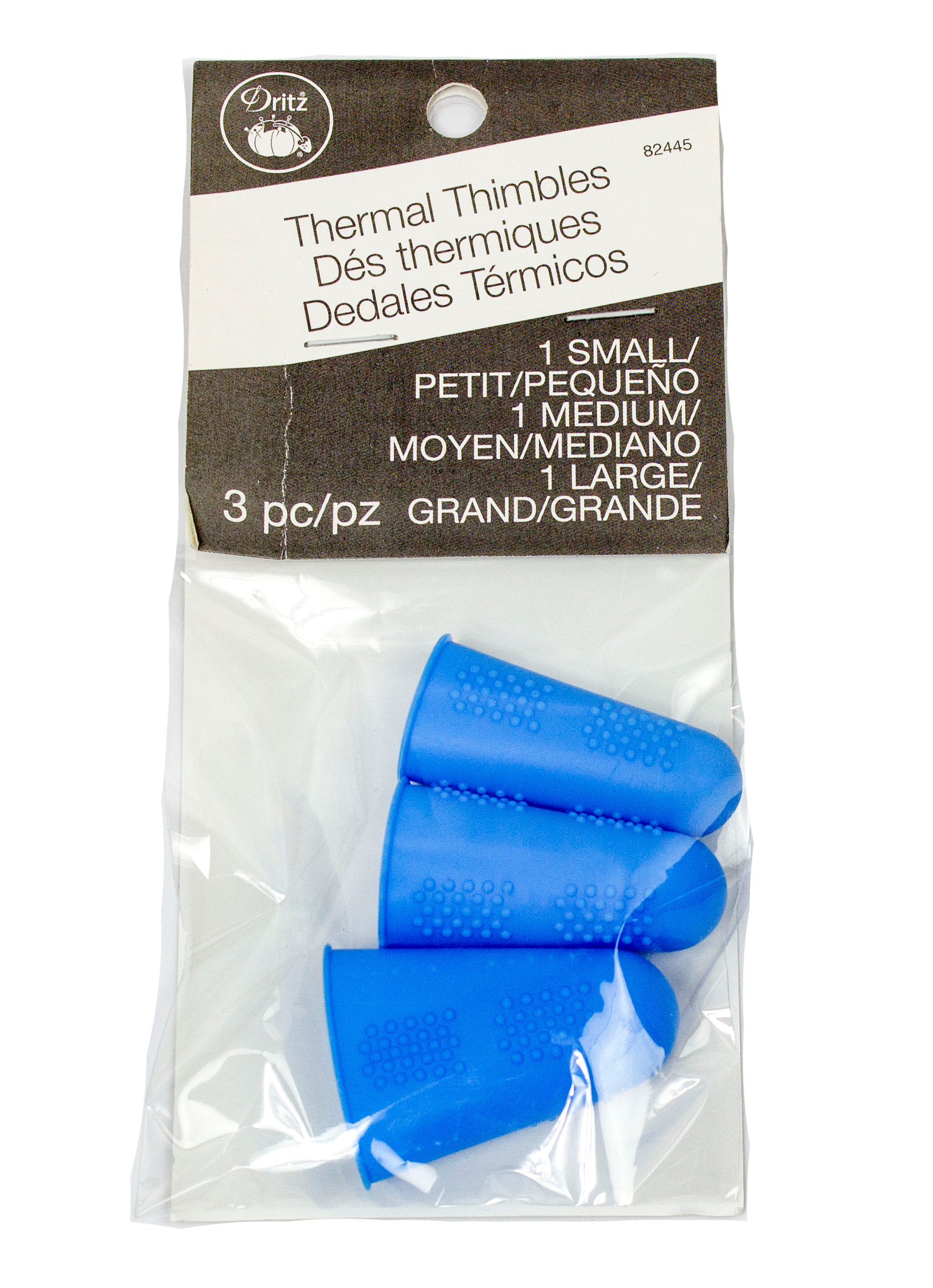 Dritz Thermal Thimbles 3 Pieces/Sizes