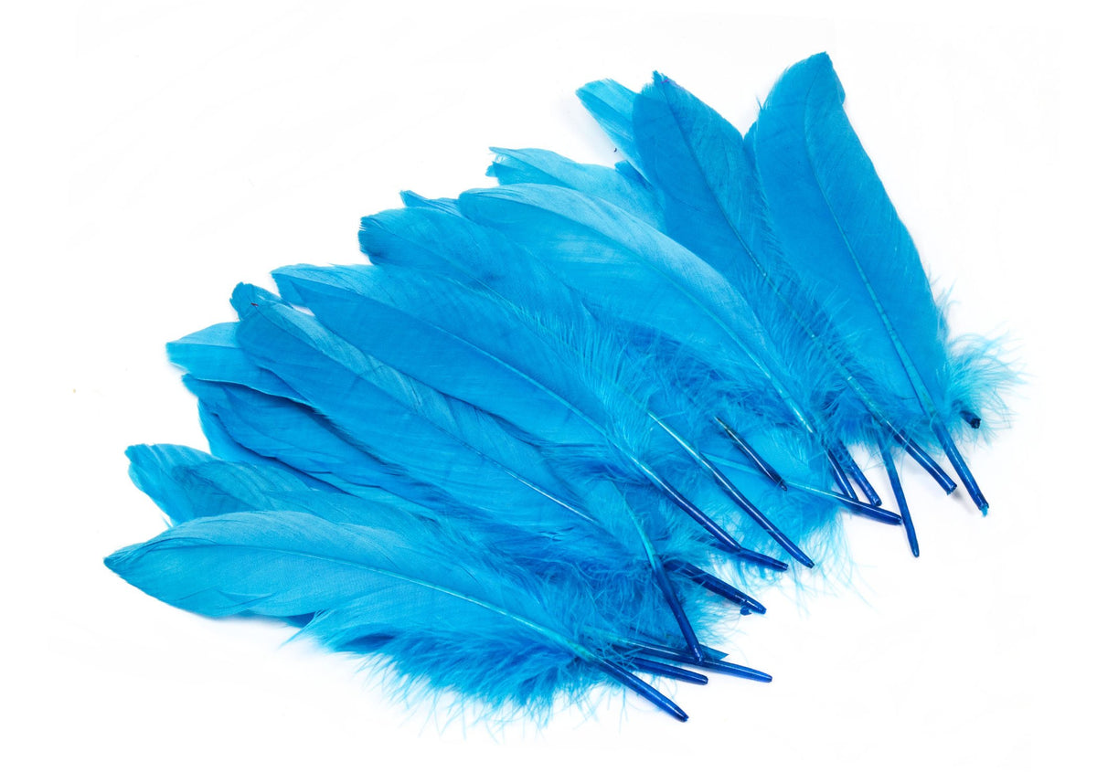 Goose Nagoire Feathers 6" - 8", Hand Counted - Humboldt Haberdashery