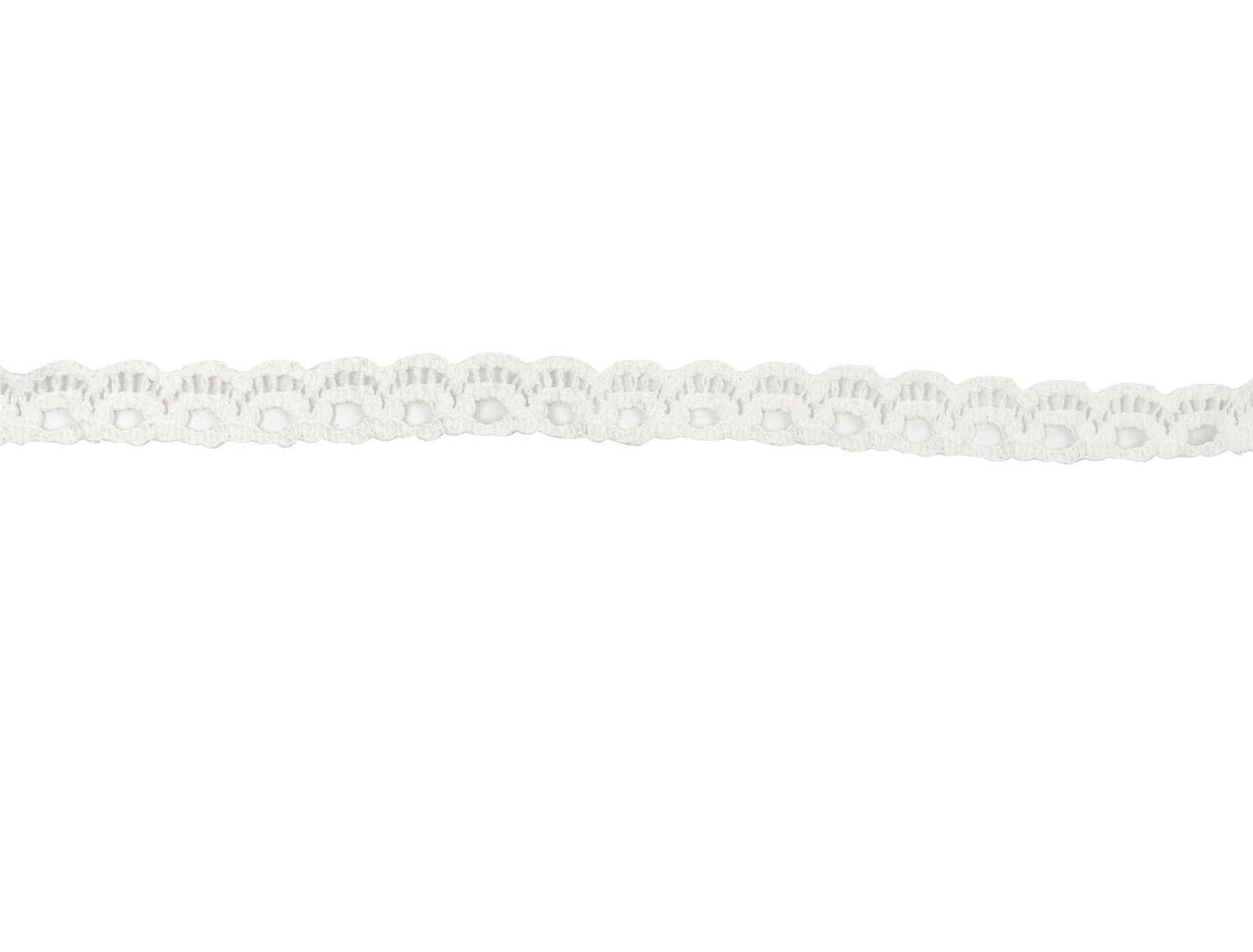 Vintage Lace Trim Ivory Scalloped 1/4" - Sold by the Yard - Humboldt Haberdashery