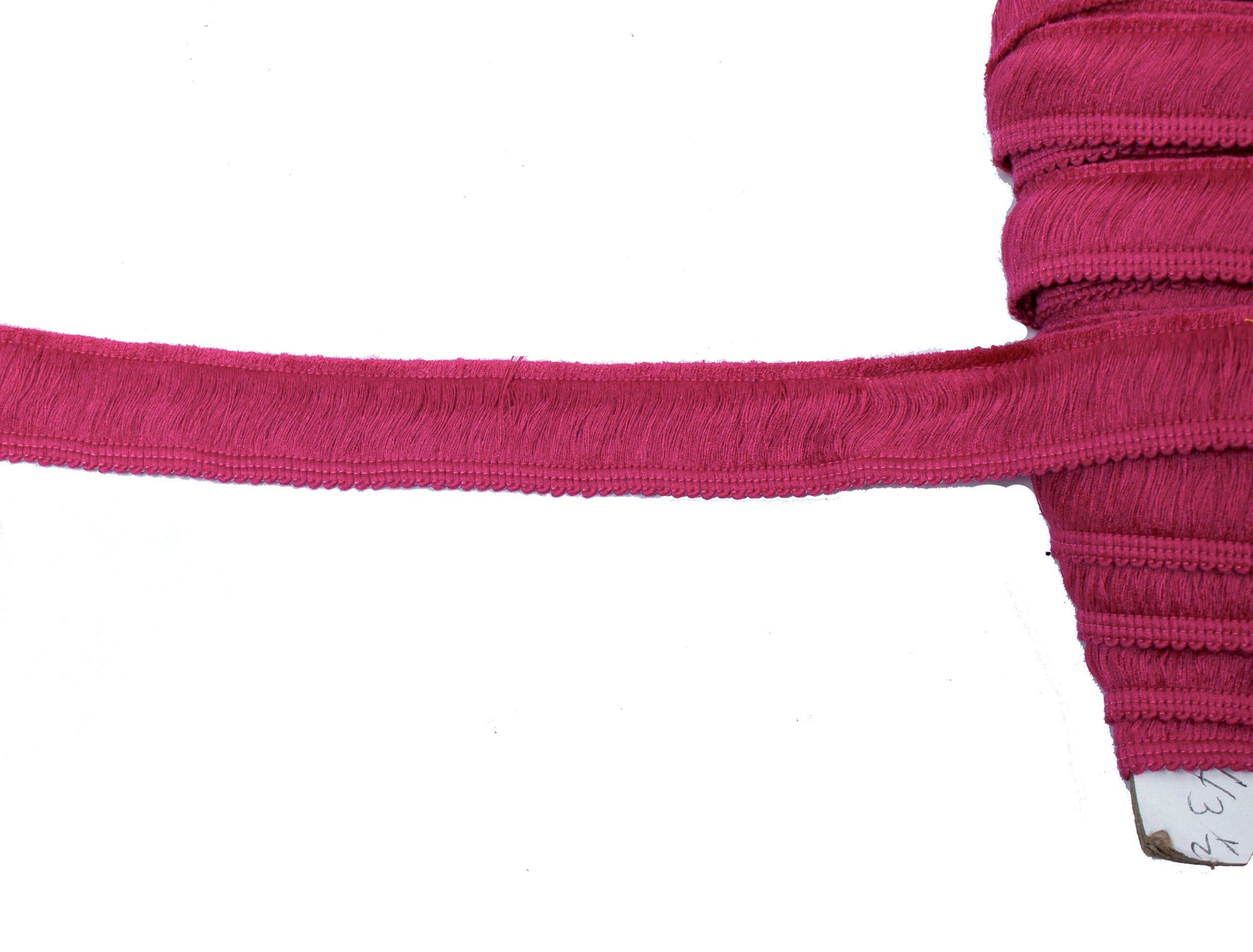 Cotton Fringe Shindo (SIC-4102) Fuchsia 1" Wide - Sold by the Yard