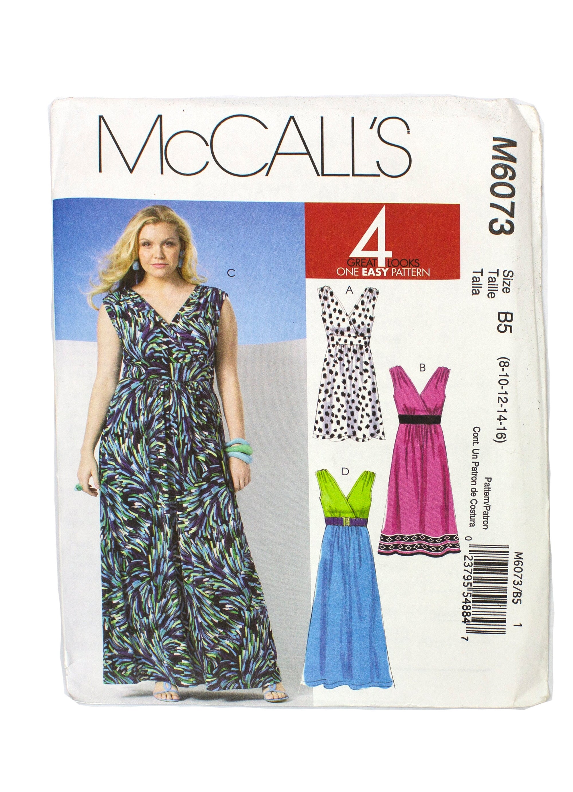 McCall's 6073 Women's Dress in Three Lengths Uncut - Sizes 8 - 16