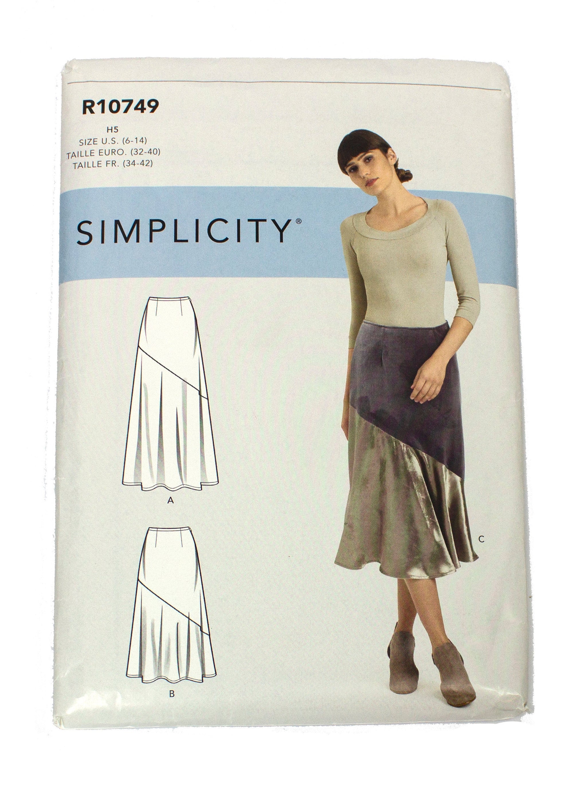 Simplicity 10749 Womens Skirt Uncut - Sizes 6 - 14