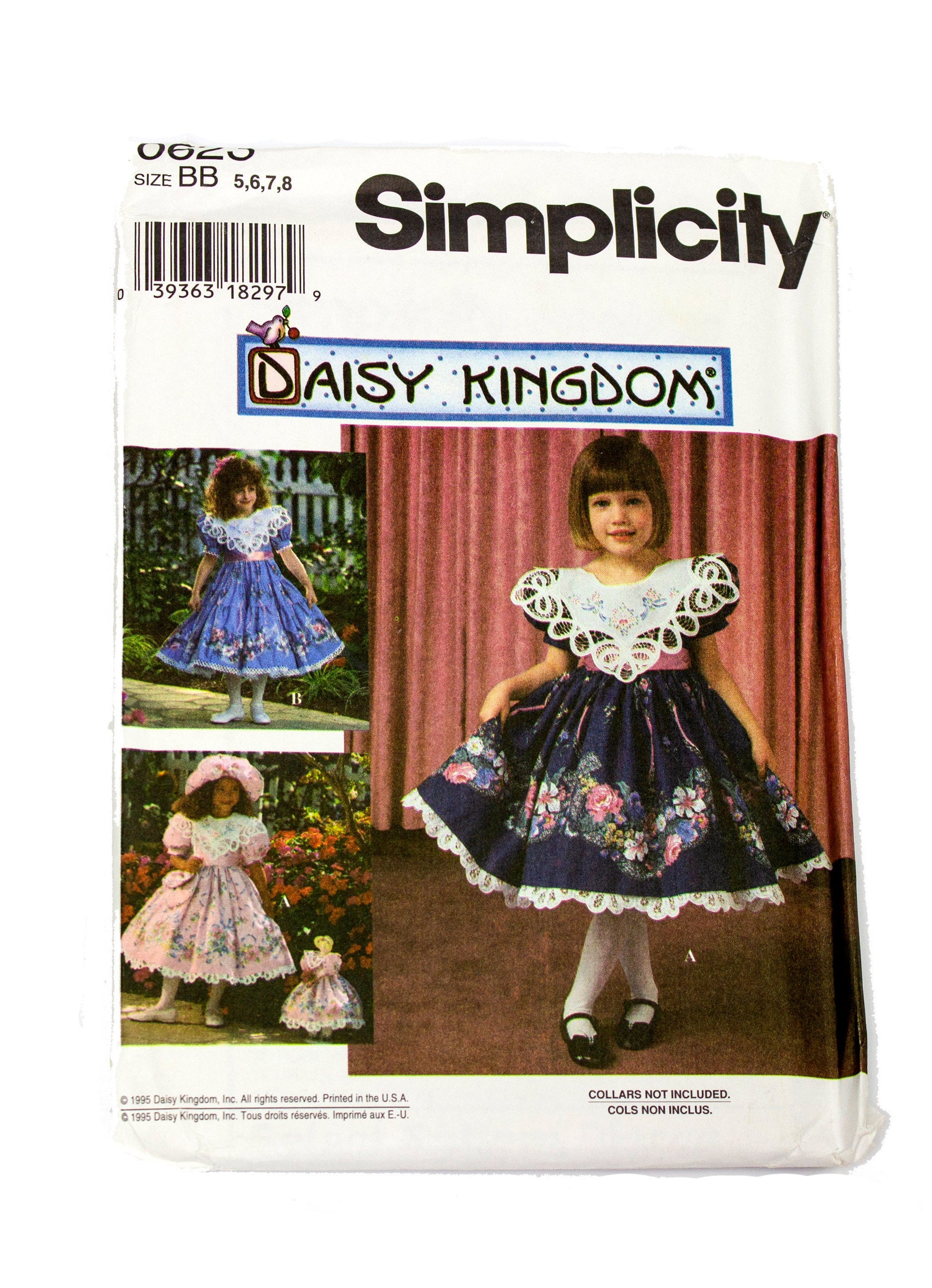 Simplicity 0623 Daisy Kingdom Children's Dress, Hat, Purse Uncut - Sizes 5 - 8