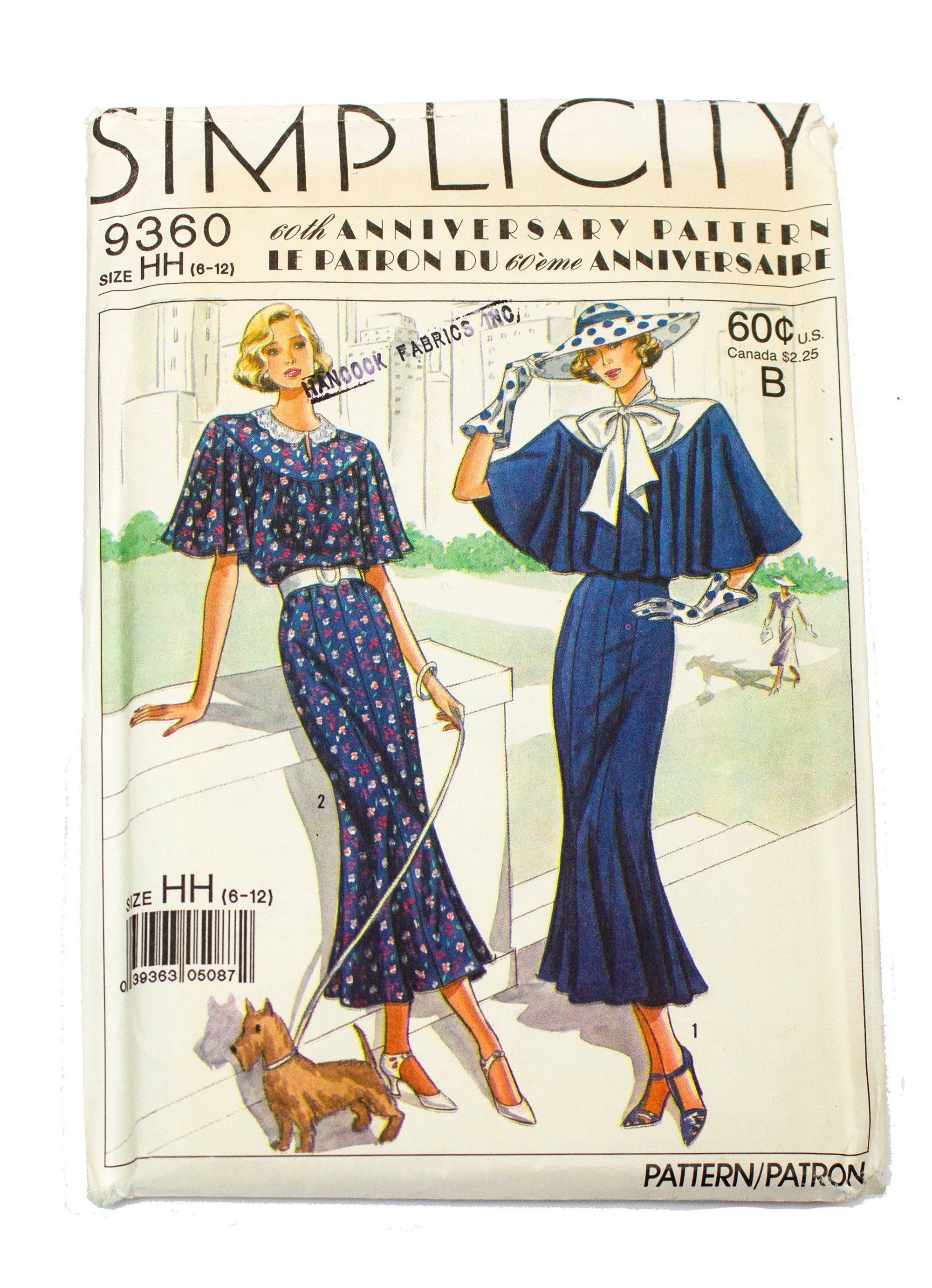Simplicity 9360 Women's 60th Anniversary Dress Uncut - Sizes 6 - 12