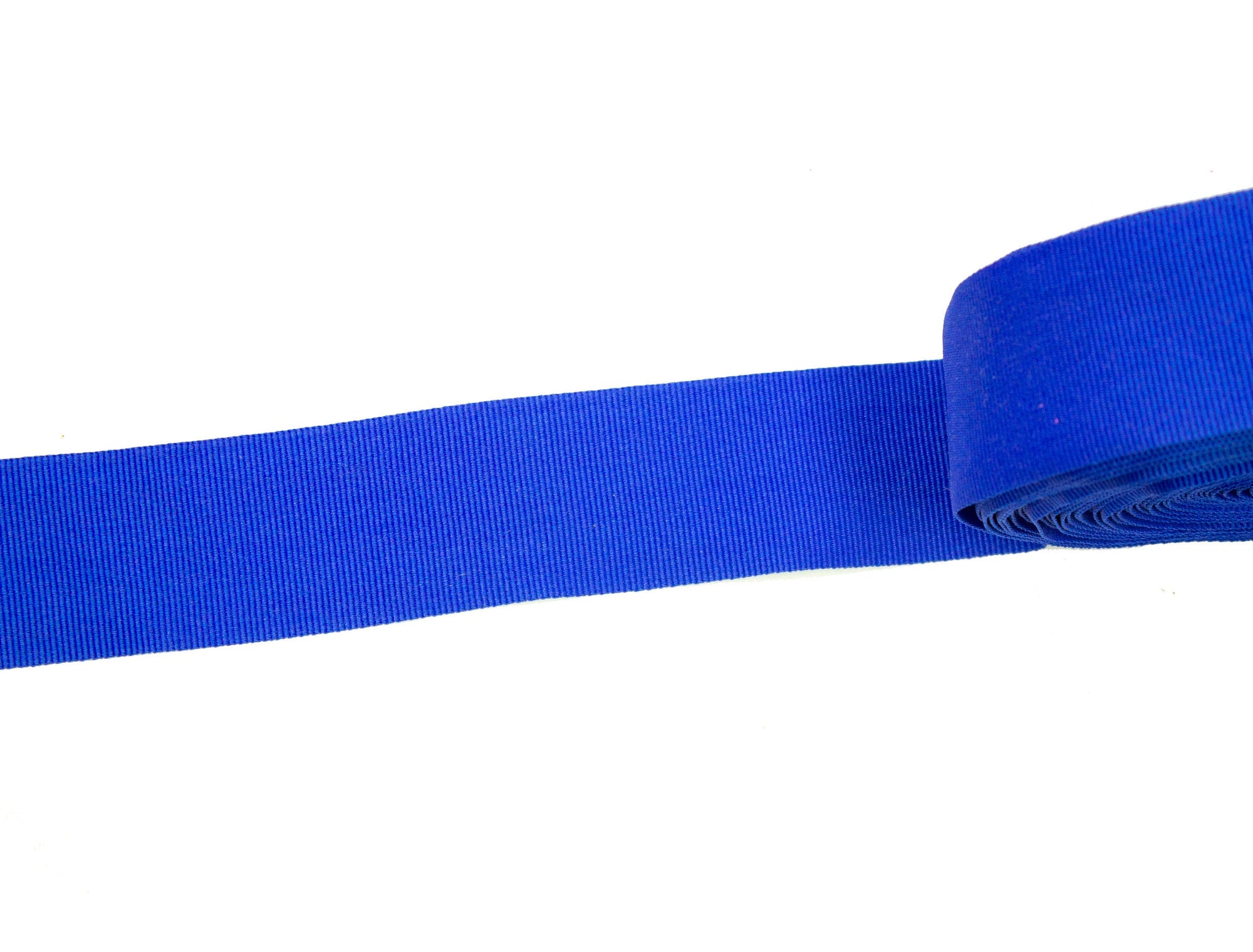 Vintage Grosgrain Ribbon Royal Blue Measures 38 mm Wide - Sold by the Yard