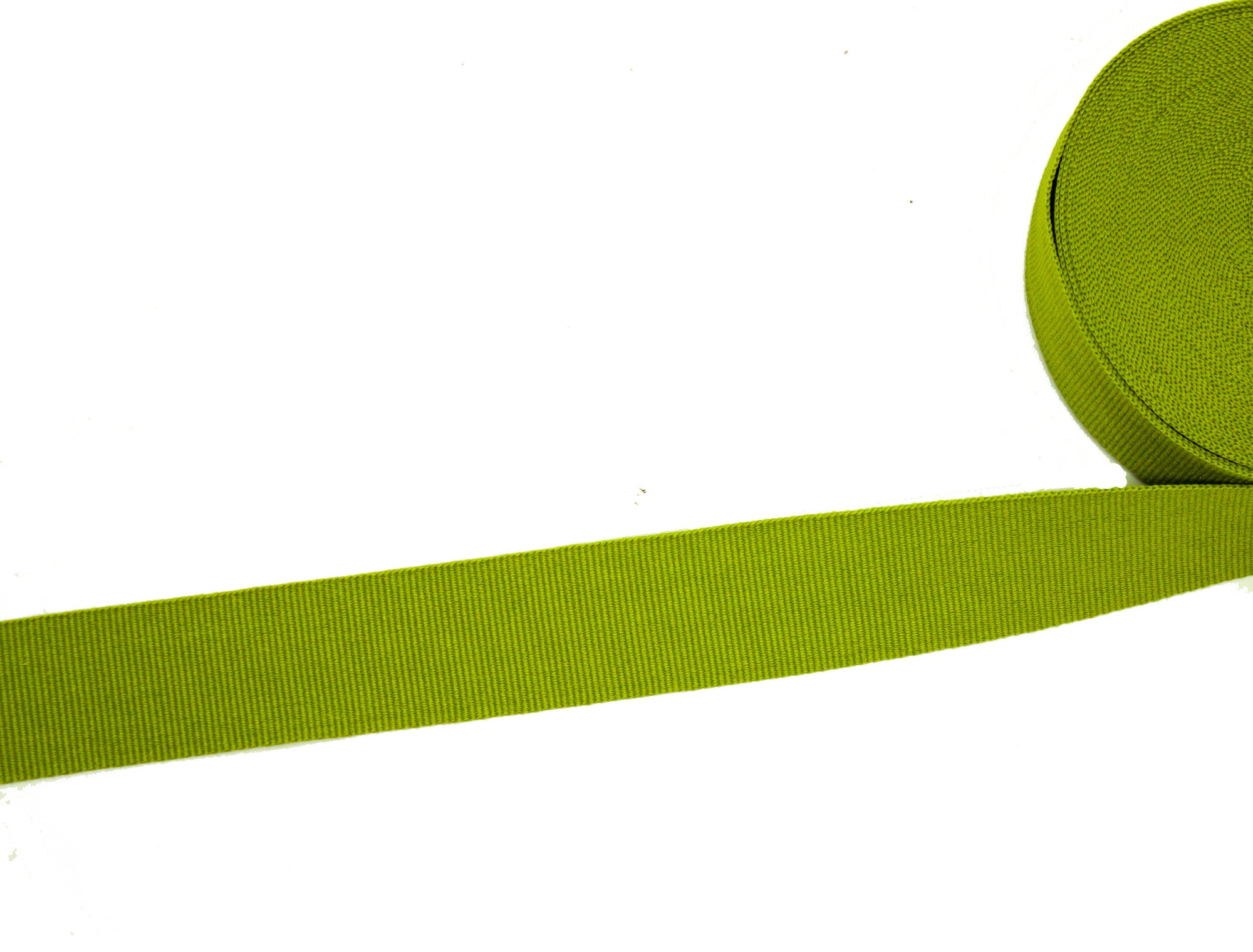 Vintage Grosgrain Ribbon Olive Green Measures 25 mm Wide - Sold by the Yard