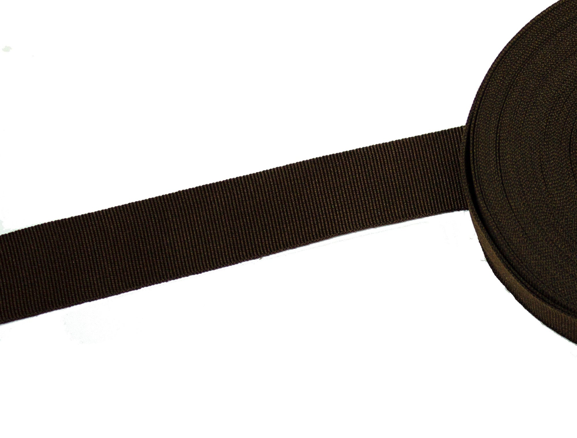 Vintage Grosgrain Ribbon Dark Brown Measures 25 mm Wide - Sold by the Yard