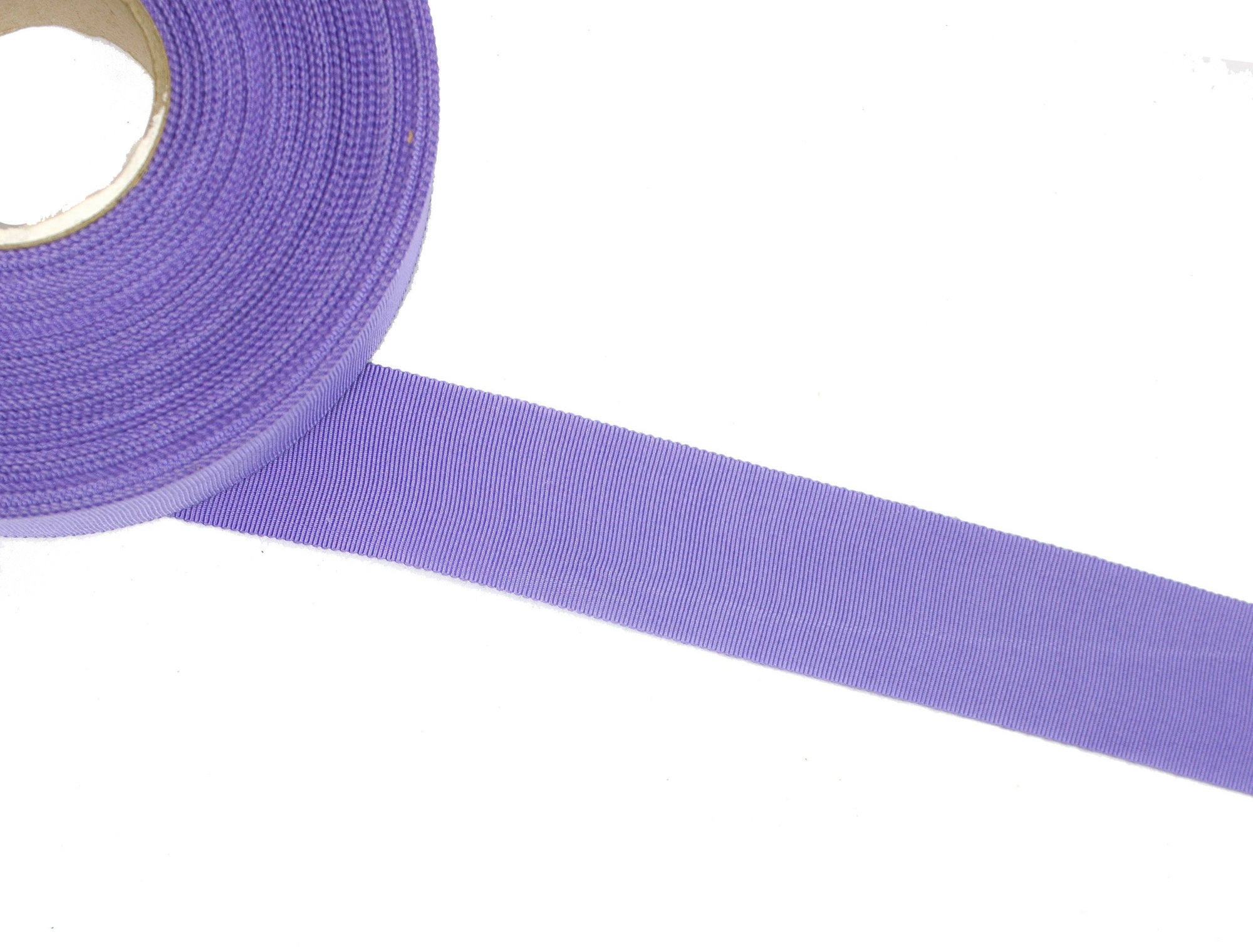Vintage Petersham Ribbon Lavender - Measures 35 mm Wide - Sold by the Yard