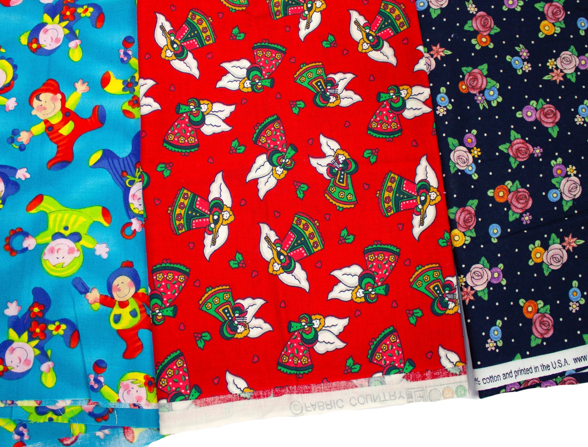 PUL fabric, Quintet Bundle Cut in Five Colors - One Metre Bundle of 5