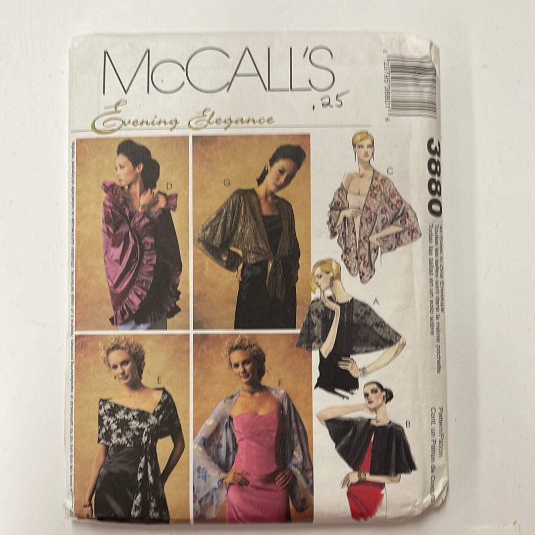 McCalls 3880 Women’s Wraps Uncut All Sizes