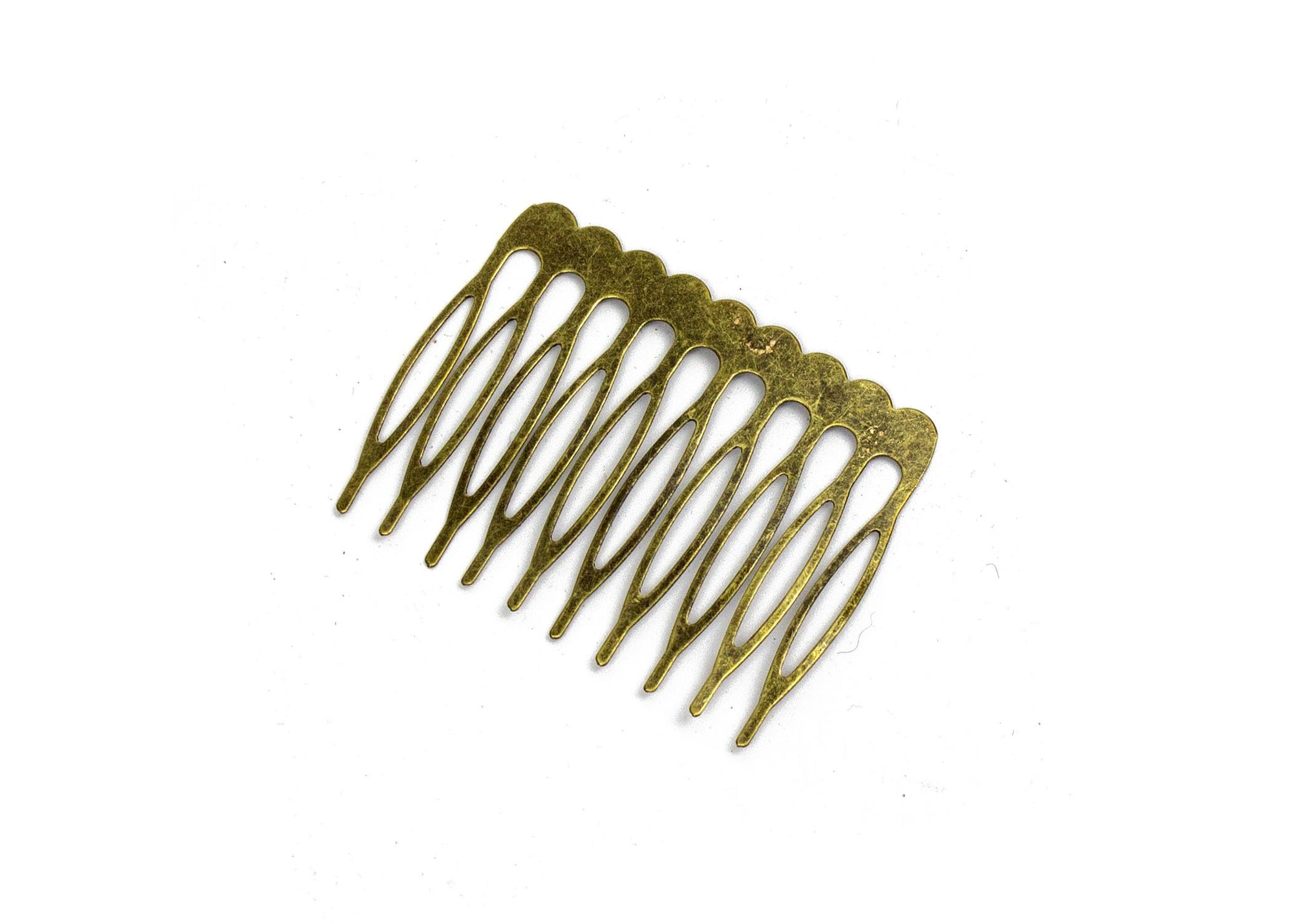 Metal Millinery or Veil Hair Comb 2" Wide - 10 Pieces - Humboldt Haberdashery