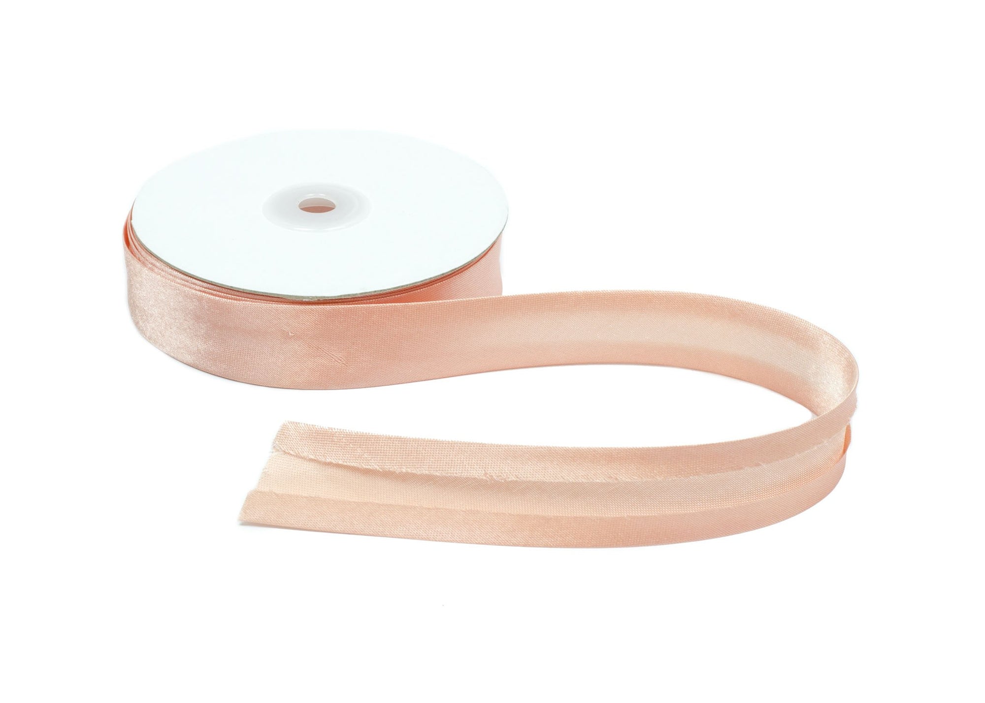Satin Ribbon Bias Tape 25 mm Single Fold - Sold by the Yard - Humboldt Haberdashery