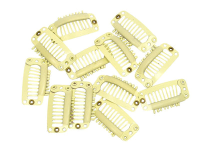 Snap Comb Hair Clips for Veil, Hair Extentions 32mm - 12 Pieces - Humboldt Haberdashery