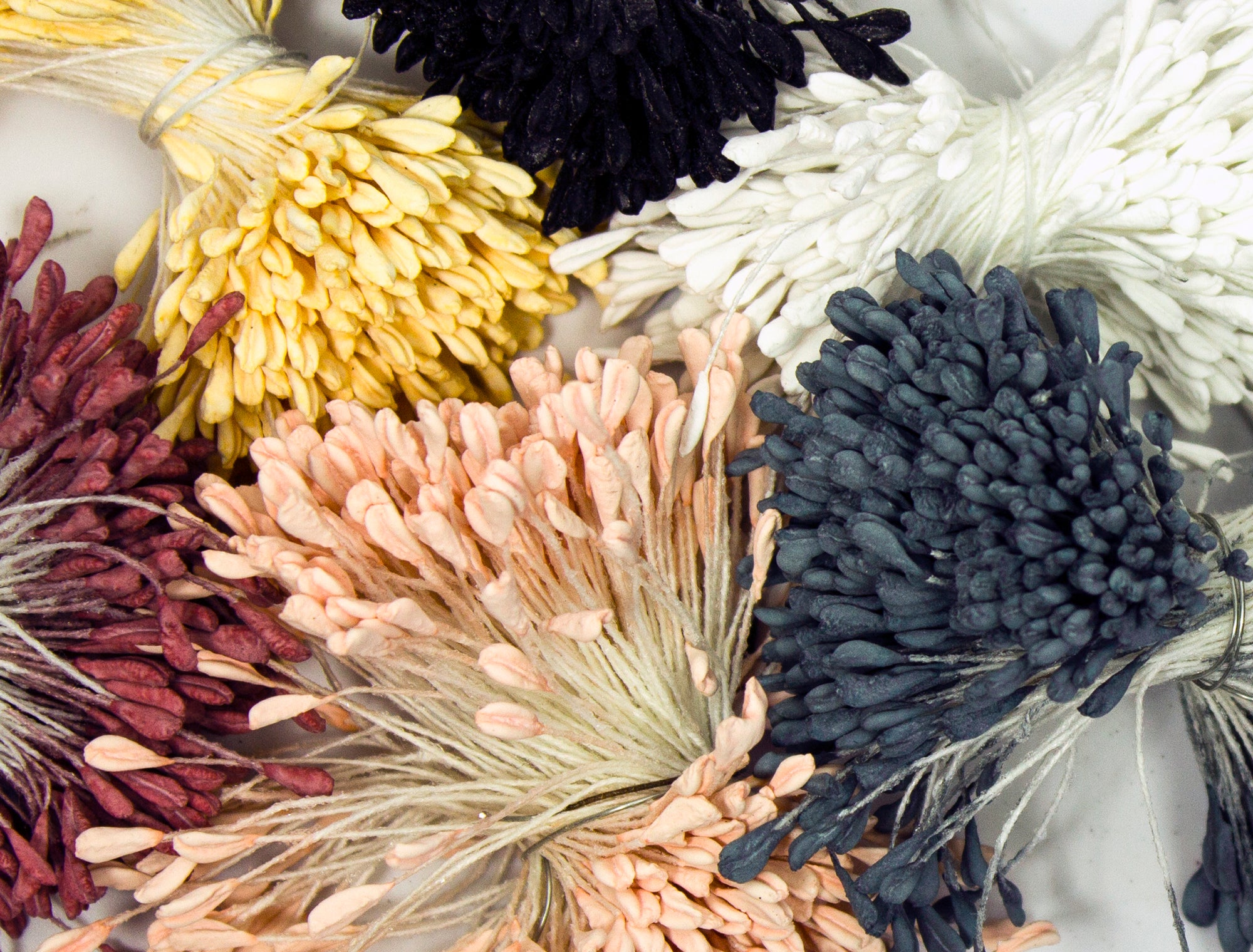 Flower Stamens for Artificial Flower Making 300 Pieces Matte