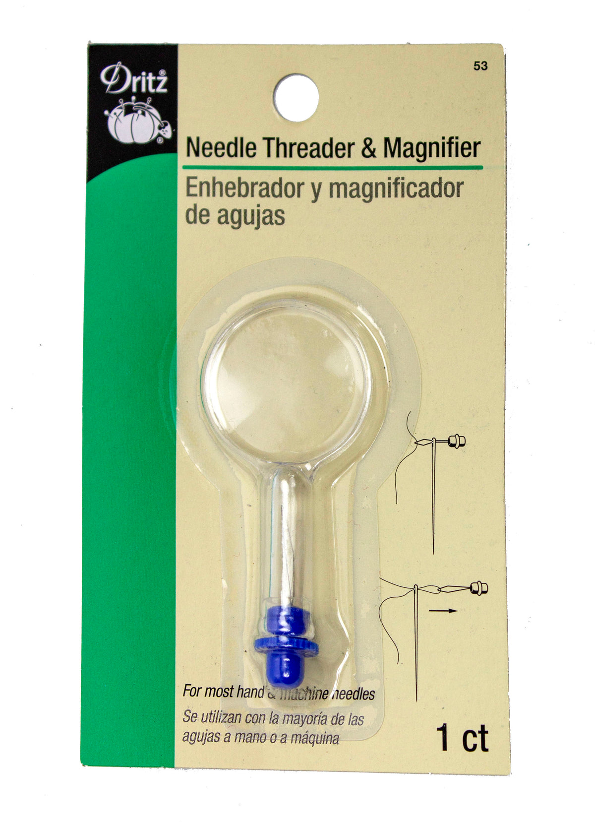 Dritz Needle Threader & Magnifier - Humboldt Haberdashery