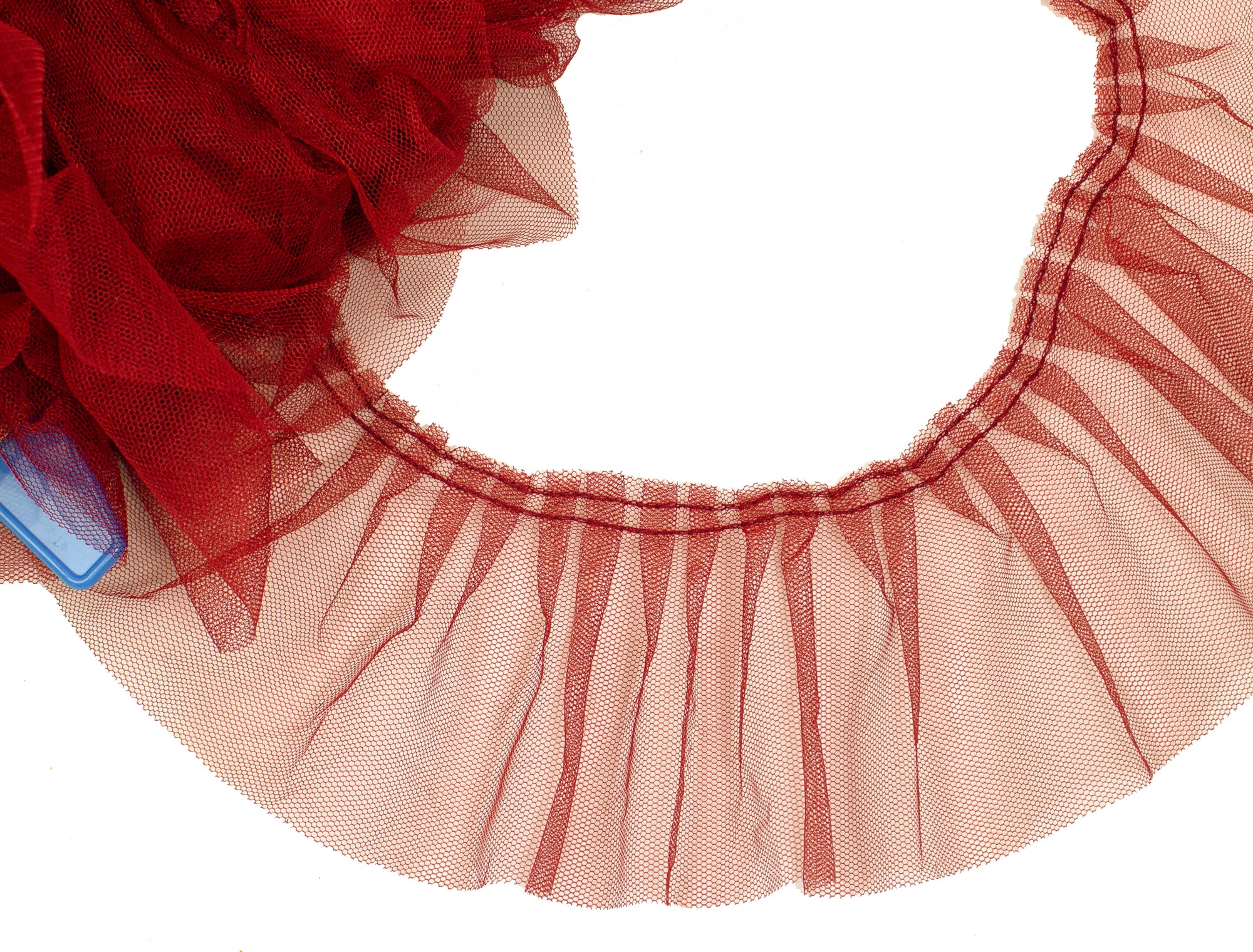 Tulle Pleated Ruffle Trim 10 cm Wide - Sold by the Yard